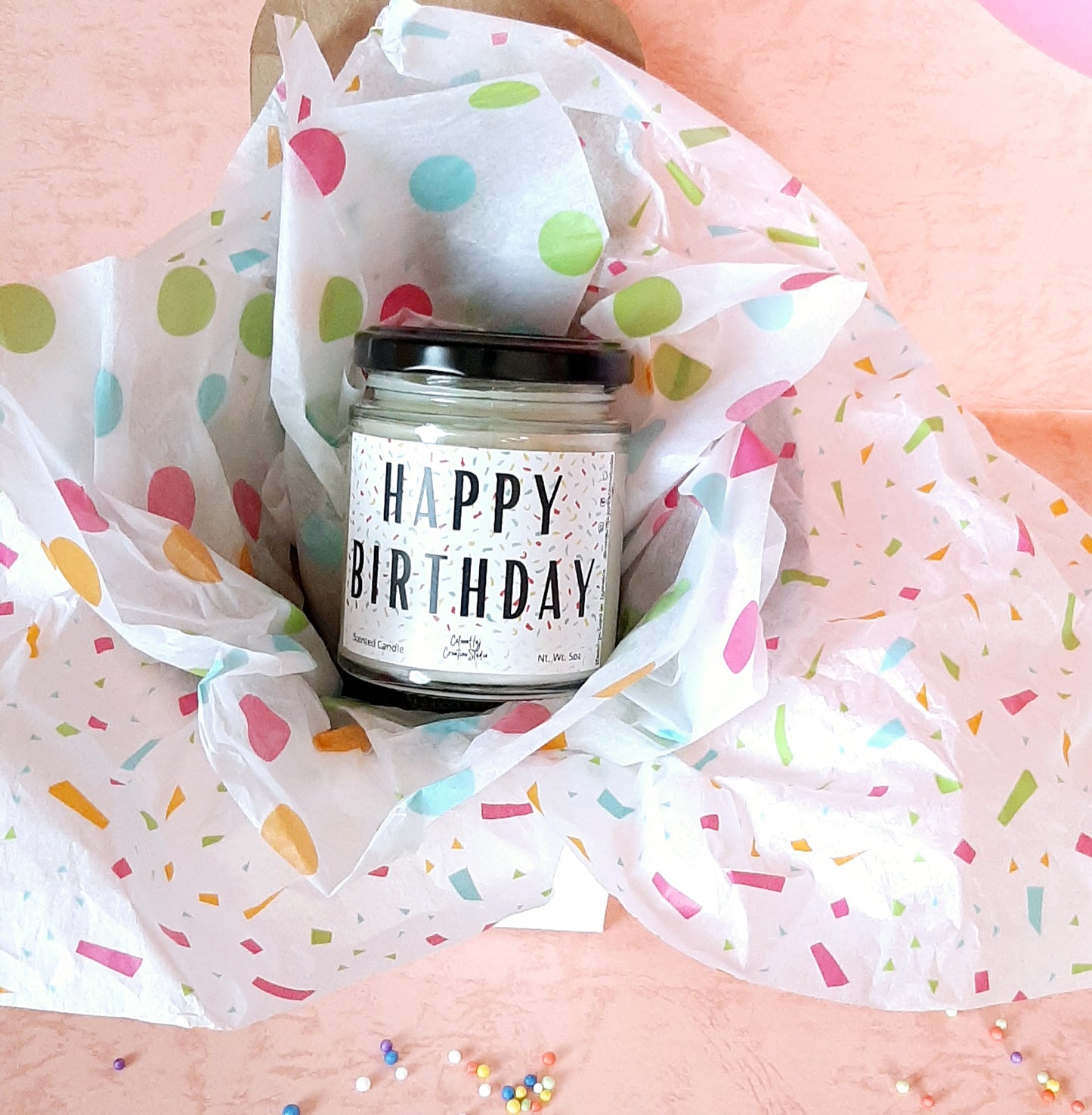 Happy Birthday Celebration Scented Candle