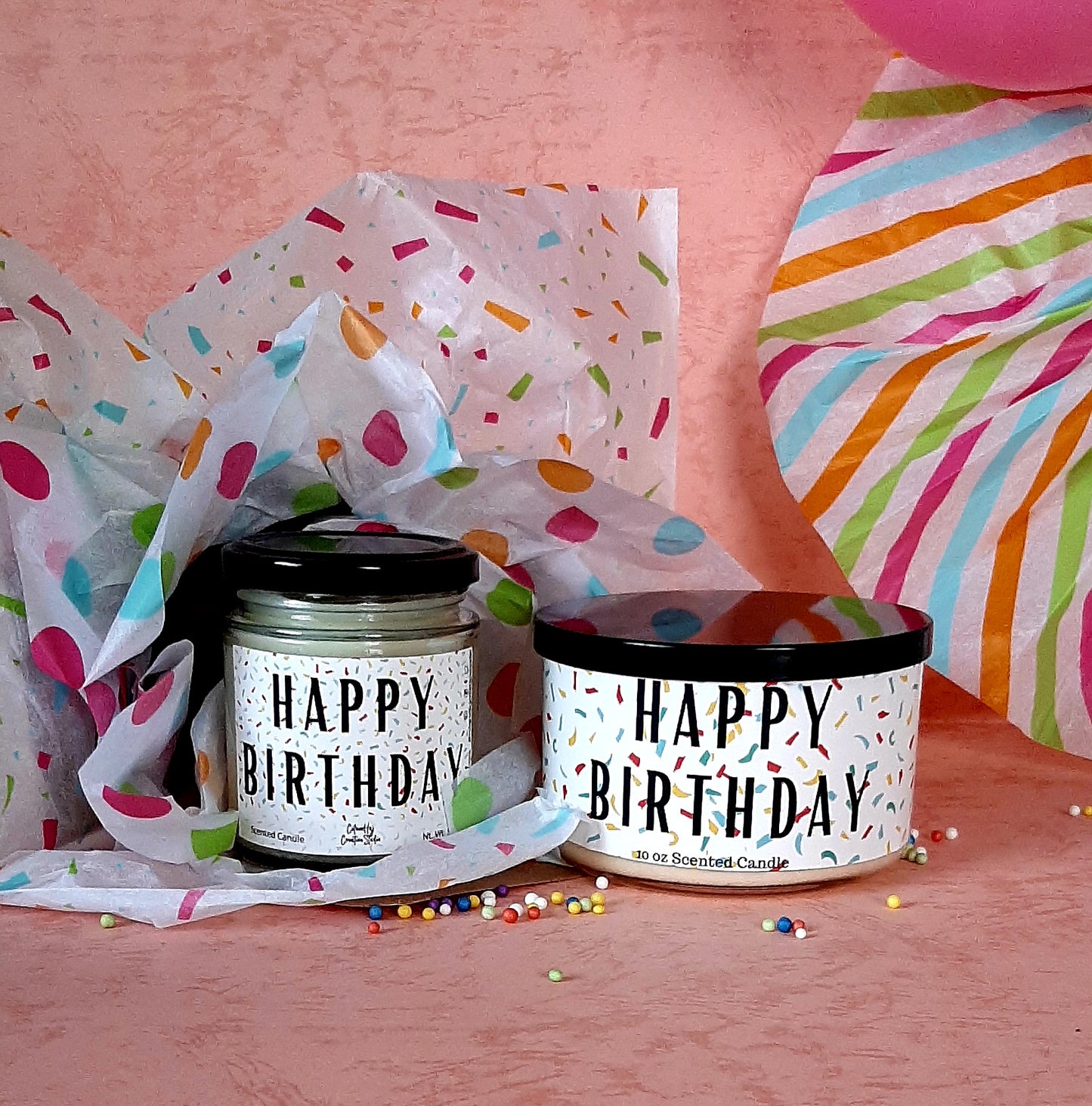 Happy Birthday Celebration Scented Candle