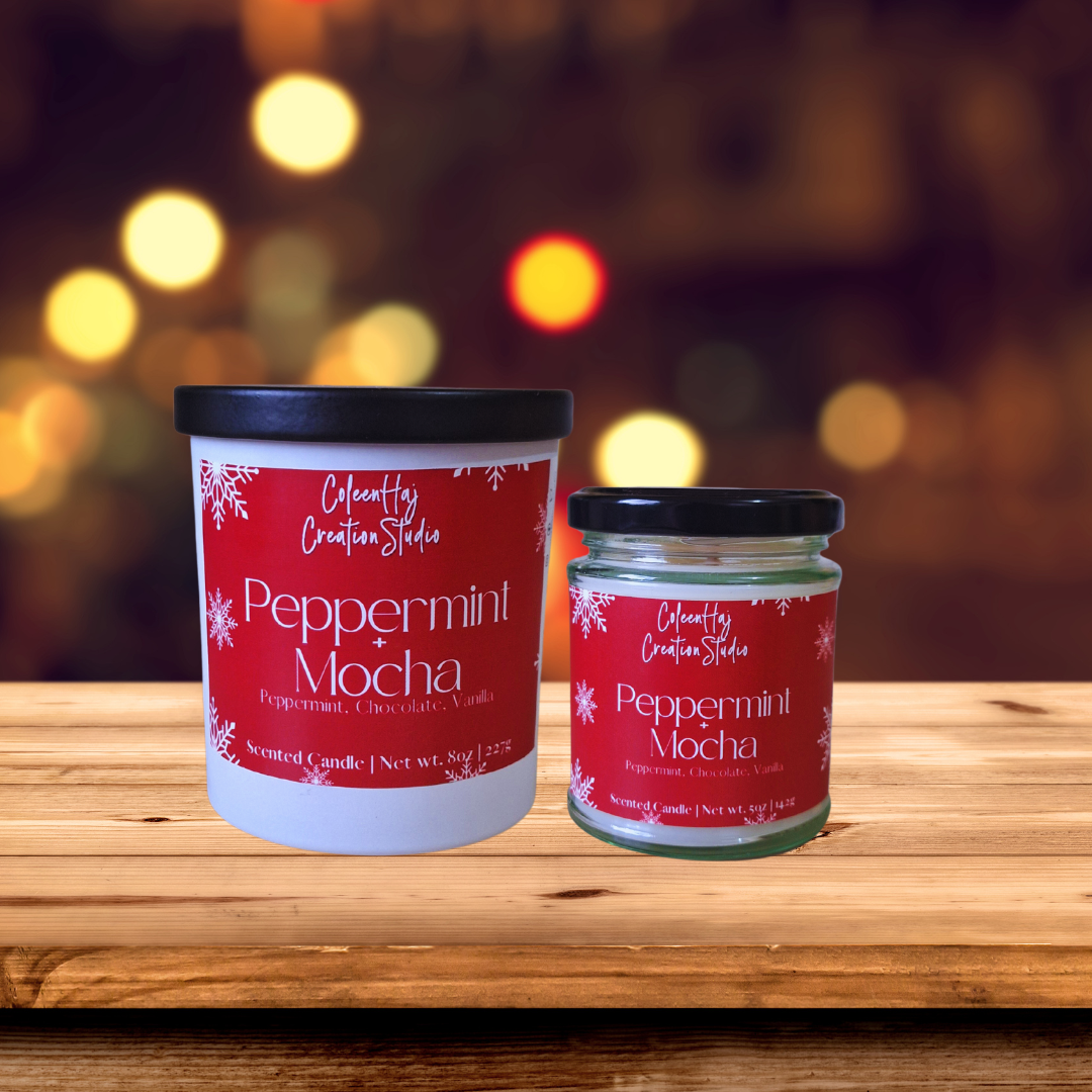 Peppermint Mocha Scented Candle