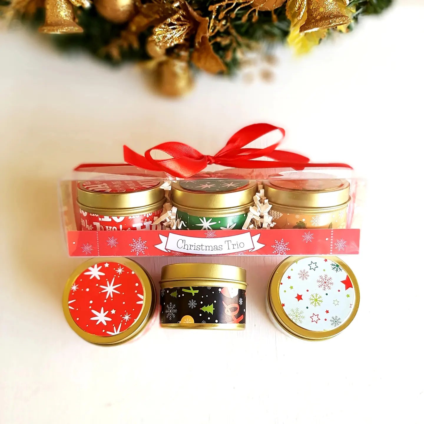 Christmas Candle Trio