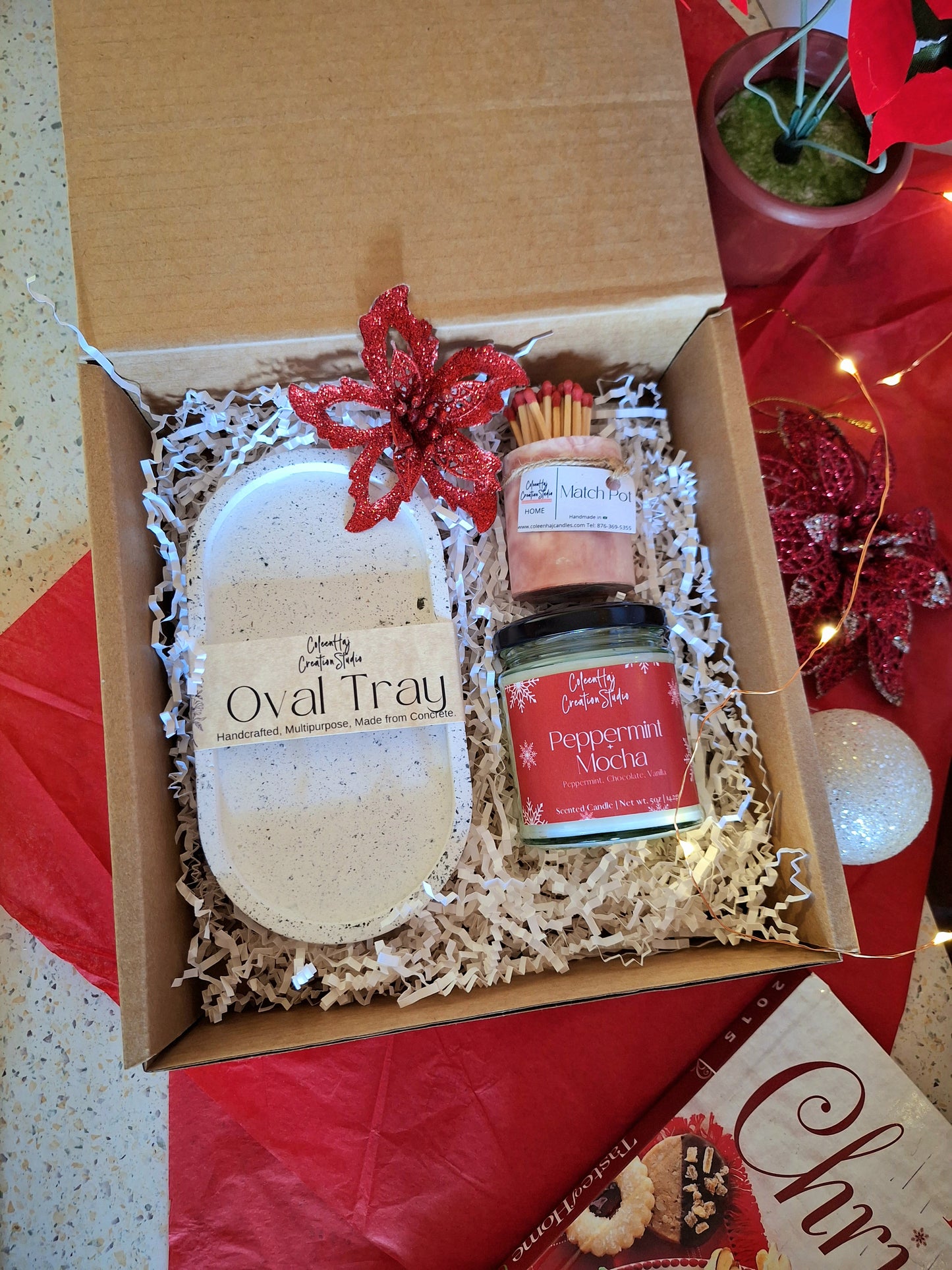 Gift Box - Candle + Multipurpose Tray