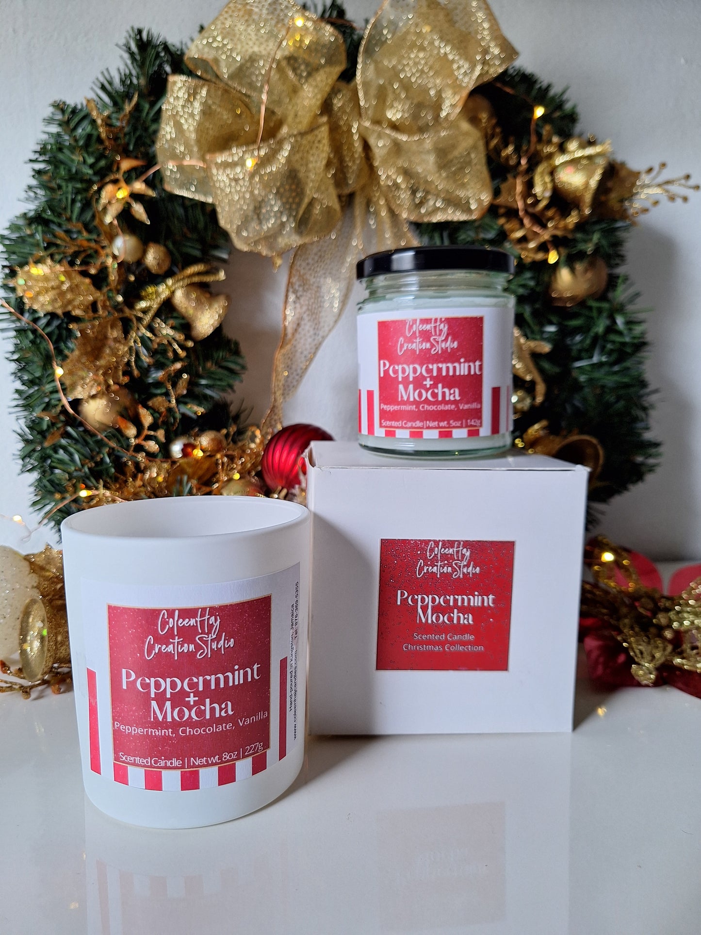 Peppermint Mocha Scented Candle