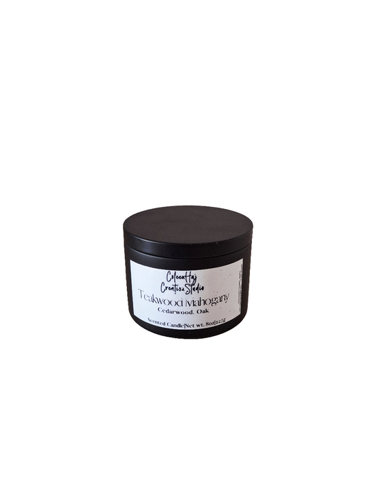 Teakwood Mahogany Scented Candle - 8oz