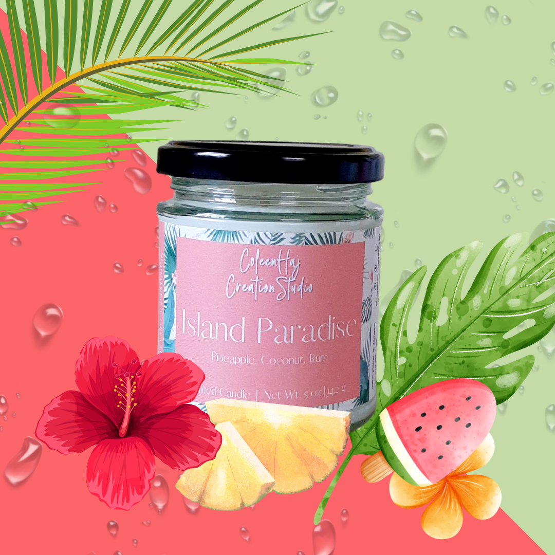 Island Paradise Scented Candle